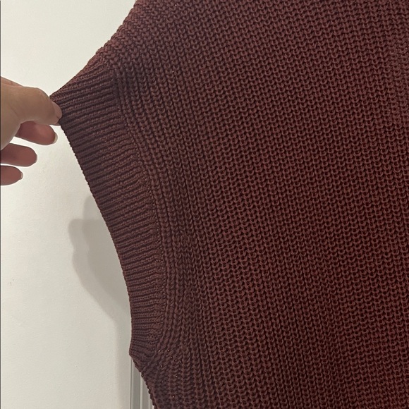 Nordstrom Maroon Knit Top - Picture 3 of 4